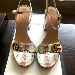 Gucci floral sandals